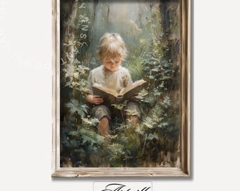 子供の絵画(プリント)　ヴィンテージ 美術品・アンティーク・コレクション 子供の絵画(プリント) ヴィンテージ