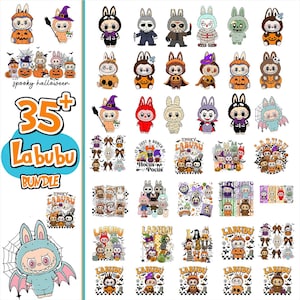 35+ Monster Doll Halloween PNG Bundle, Horror Friends Png, Kawaii Monsters Png, Killers Chibi Style, Halloween Kids Png, Cute Creepy Clipart