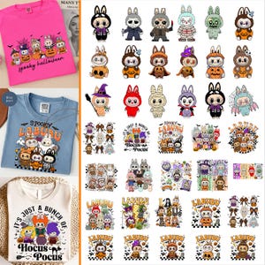 35+ Horror Doll Friends PNG Bundle, Monster Doll Halloween Png, Kawaii Creepy Png, Killers Chibi Style, Cute Spooky Character Halloween Png