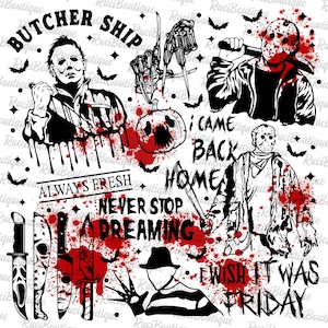 Retro Halloween png, Horror Movie Png, Horror Halloween Sublimation, Scary Movie Png, Horror Png, Halloween Graphic For Shirts, Trendy Png