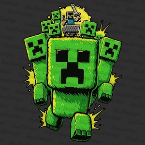 Trending groene pixel gamer png, gamingcadeauontwerp voor sublimatie jongen/meisje, gamekarakter png, beste cadeau voor gamer, feestvarken png