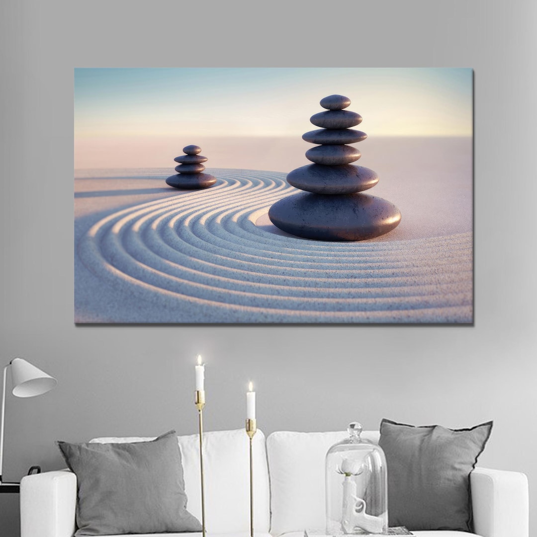 Large Wall Art, Bridesmaid Gifts, Zen Art, Office Wall Hanging, Zen ...