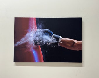 Boxing Gloves Canvas Art: Gym Decor, Man Cave Wall Art