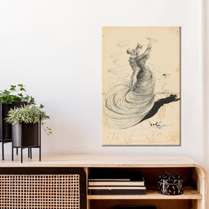 Reproduction Canvas Decor, Dali Canvas Poster, Salvador Dali Art Canvas, Dali Two Dancers Canvas Gift, Framed Wall Art,