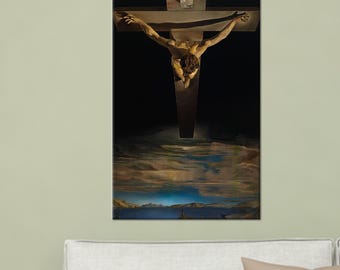 Salvador Dali Canvas: Christ of Saint John, Surreal Wall Decor