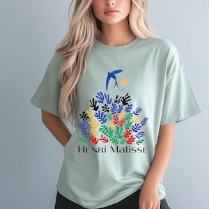 Matisse Art Shirt: Comfort Colors Graphic Tee, Art Lover Gift