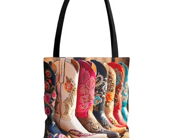 Tote Bag Gift for Cowgirl country concert country girl western cowgirl boot book bag concert tote gift for her Mothers Day Rodeo Gift
