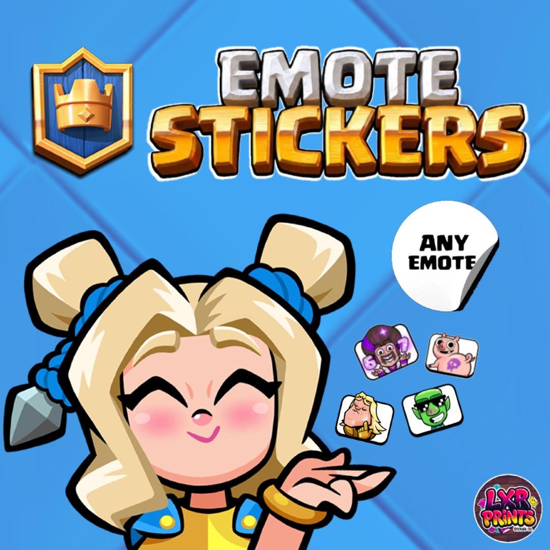 Clash Royale Emotes - Etsy Canada