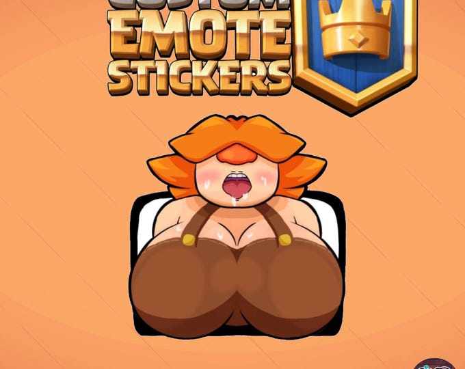 Custom Rune Giant Clash Royale Sticker
