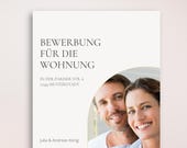 Wohnungsbewerbung Ehepaar | Canva Bewerbungsvorlage Deutsch | Vorlage Anschreiben | Resume With Photo | Modern Resume Classy | 2026