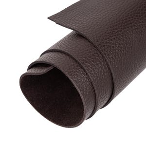 Dark Brown Cowhide Leather Sheet: 12&#39;&#39;X24&#39;&#39; Full Grain Tooling Leather