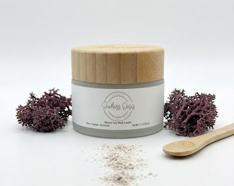 Sea Moss Oasis Mineral Face Mask Powder – Detox • Hydrate • Illuminate