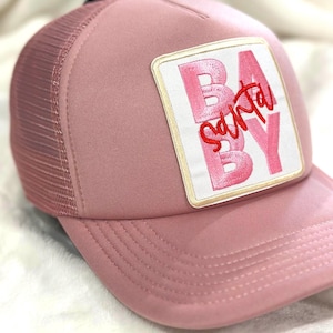 Proud member of the naughty list club patch trucker hat