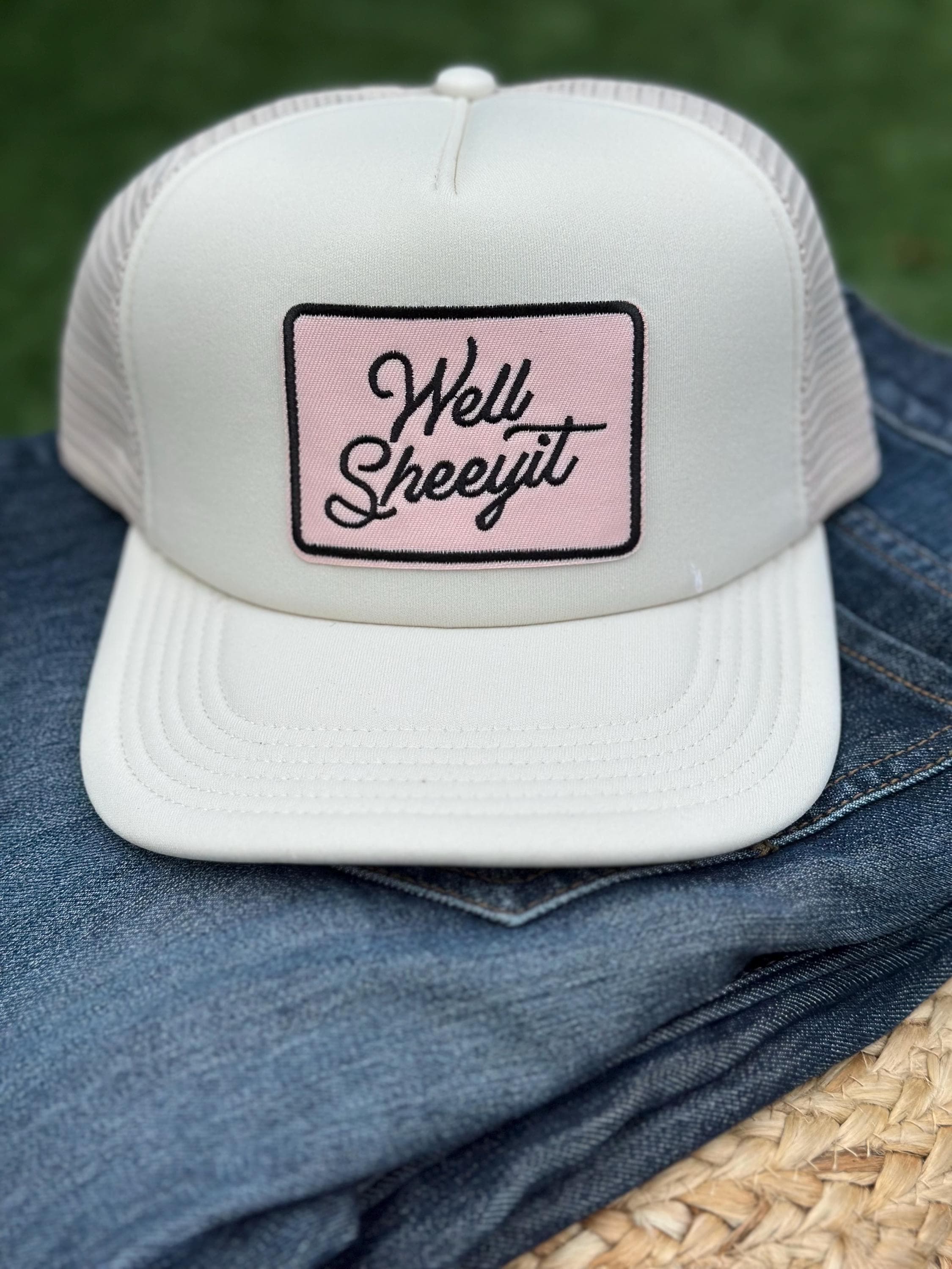 Well Sheeyit Trucker Snapback Patch Hat - Etsy