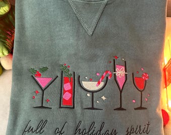 Full of Holiday Spirit Christmas crewneck sweatshirt