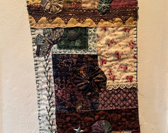 Slow Stitch Wall Hanging