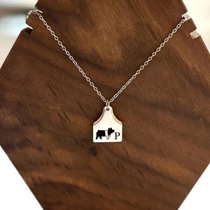 Stock Show Tag Necklace with Swine