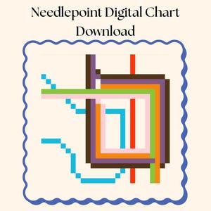 Chicago CTA Loop Train Nadelspitzen Vorlage (Digitaler Download)