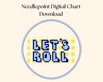 Let's Roll Stickvorlage: Gepäckanhänger Kreuzstich (Digitaler Download)