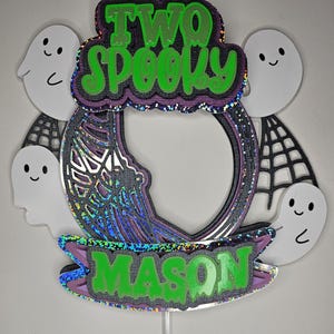 Zwei Geister Tortenstecker: Halloween Party Dekor