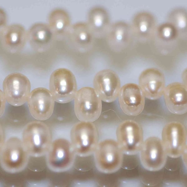 5-6X7-8mm Top drilled Dancing Freshwater Pearl, ivory white briolette tear drop pearl beads, loose pearl 15" full strand---Excellent Bargain