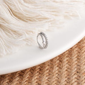 20g Celestial Clicker Hoop/Nose Septum Ring/Nose Ring/Earring Hoop/Hoop Earring/Clicker Hoops/Cartilage, Lip Ring