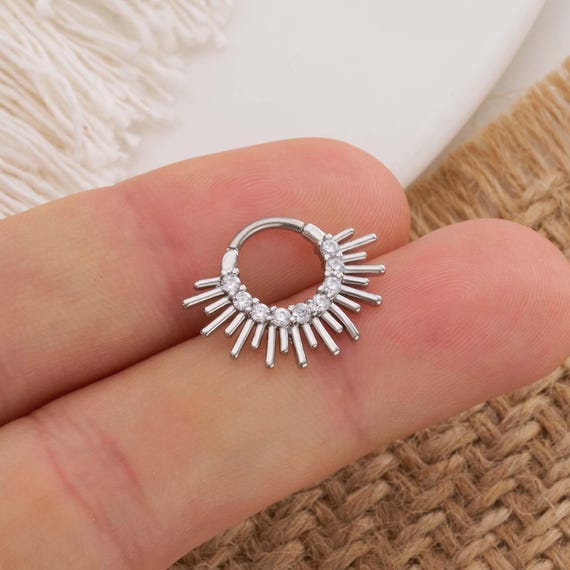 Anelli Per Piercing Setto & Cartilagine - Chirurgical Steel - Foto 2