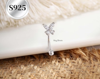 Piercing a forma di rook, orecchini a forma di rook, labret verticale, bilanciere per il corpo