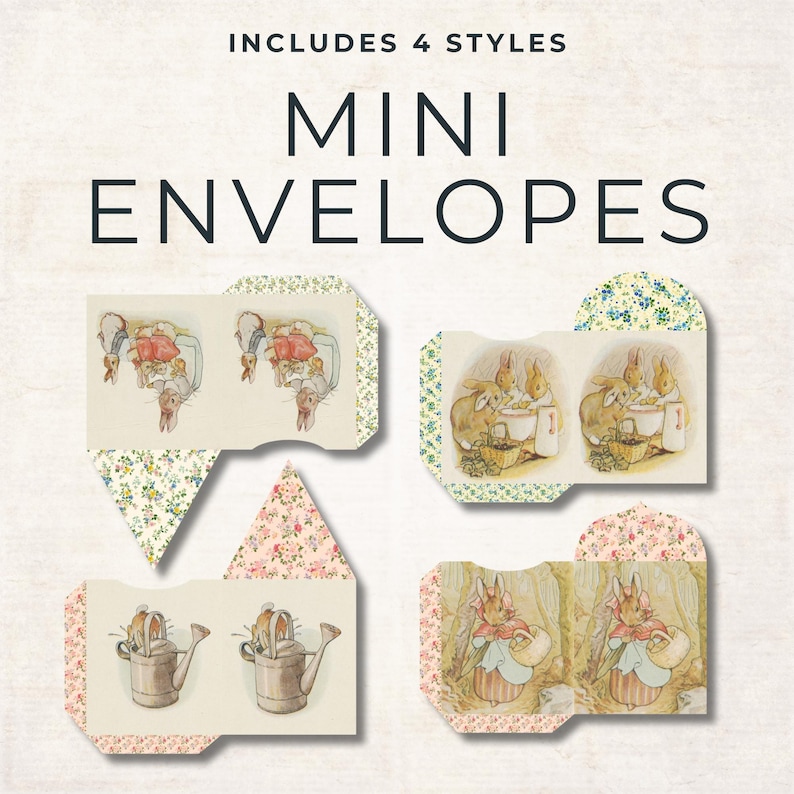 Peter Rabbit Junk Journal Kit - Printable Pages - Beatrix Potter ...