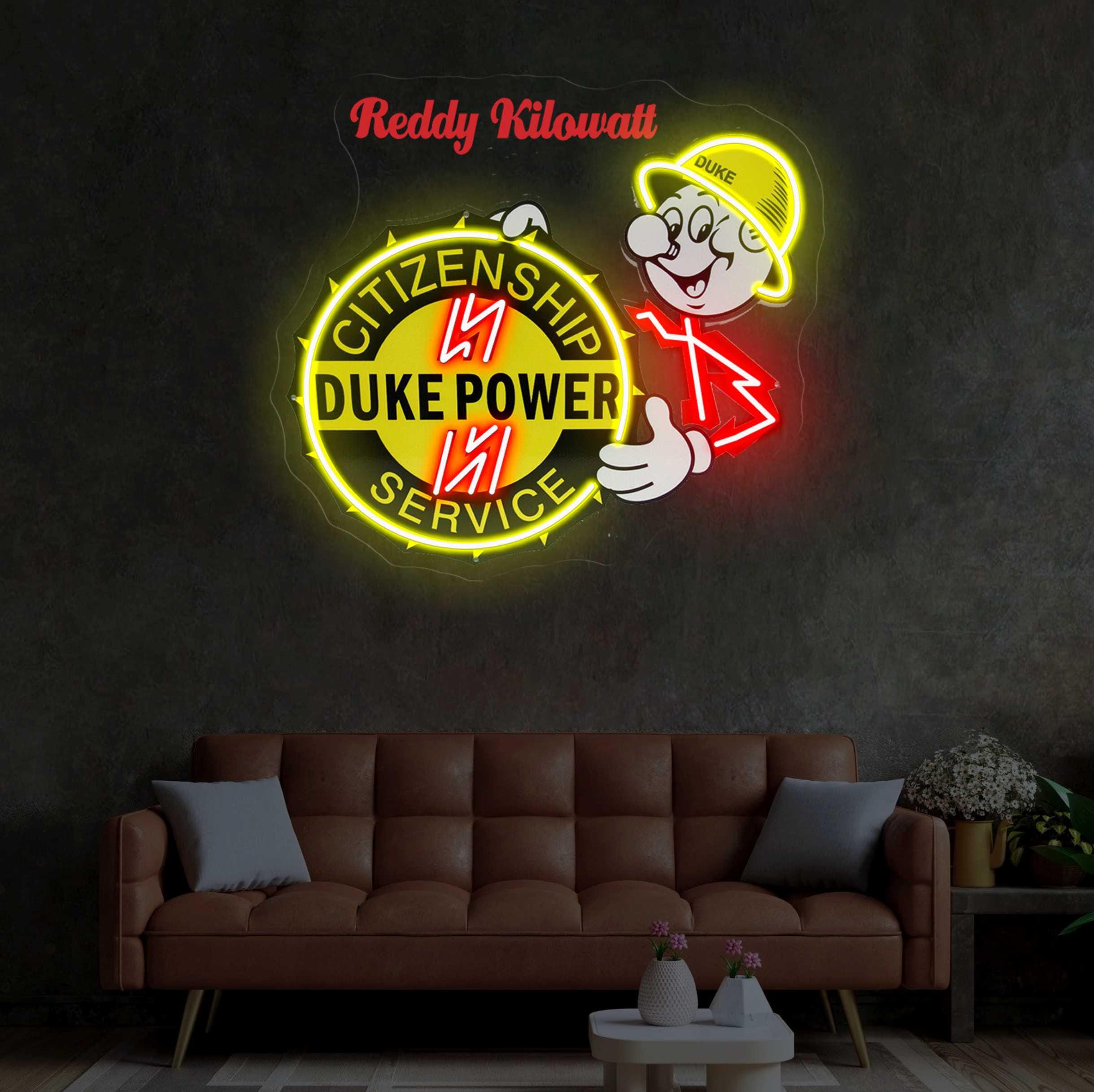 Reddy Kilowatt ヴィンテージ　ネオンサイン　アメリカ　古着 Reddy Kilowatt ヴィンテージ ネオンサイン アメリカ 古着（看板