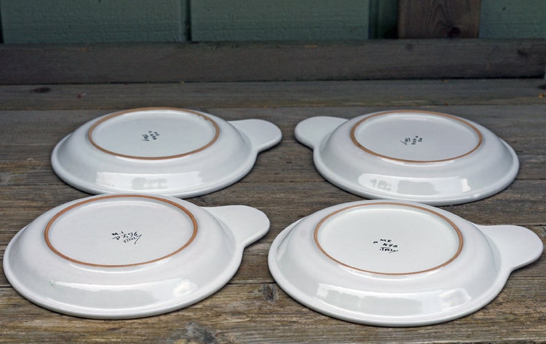 Italy Vegetable Plates Set of 4 Inventory Box 37