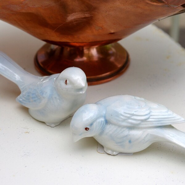 Vintage Bird Figurines Pair