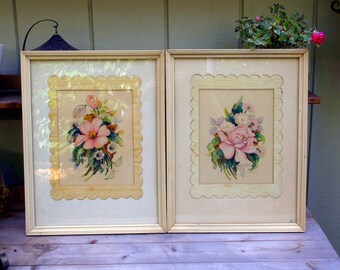 Pair of Vintage Floral Prints