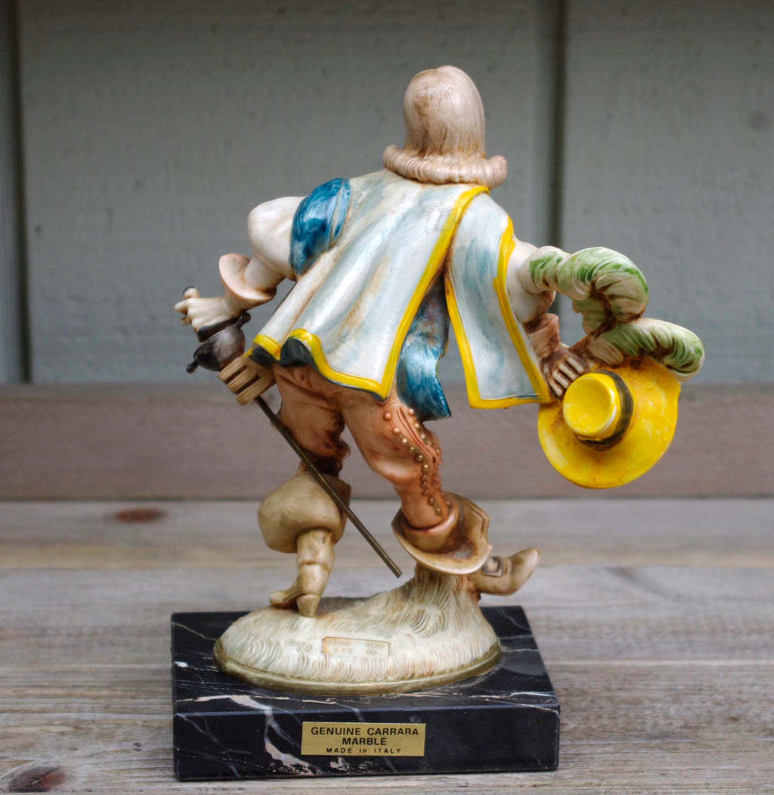 Genuine Carrara Marble Base Three Musketeer Depose Made in Etsy