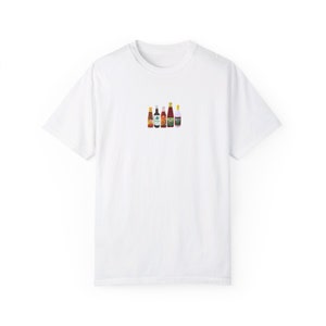 Filipino Sauces -Filipino food cooking, Philippines, Fun Shirt- Unisex Garment-Dyed T-shirt