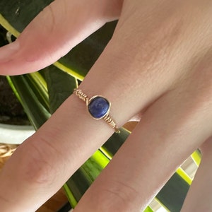 Custom Crystal Ring, Wire Wrapped Ring, Gemstone Ring, Ring, Rings