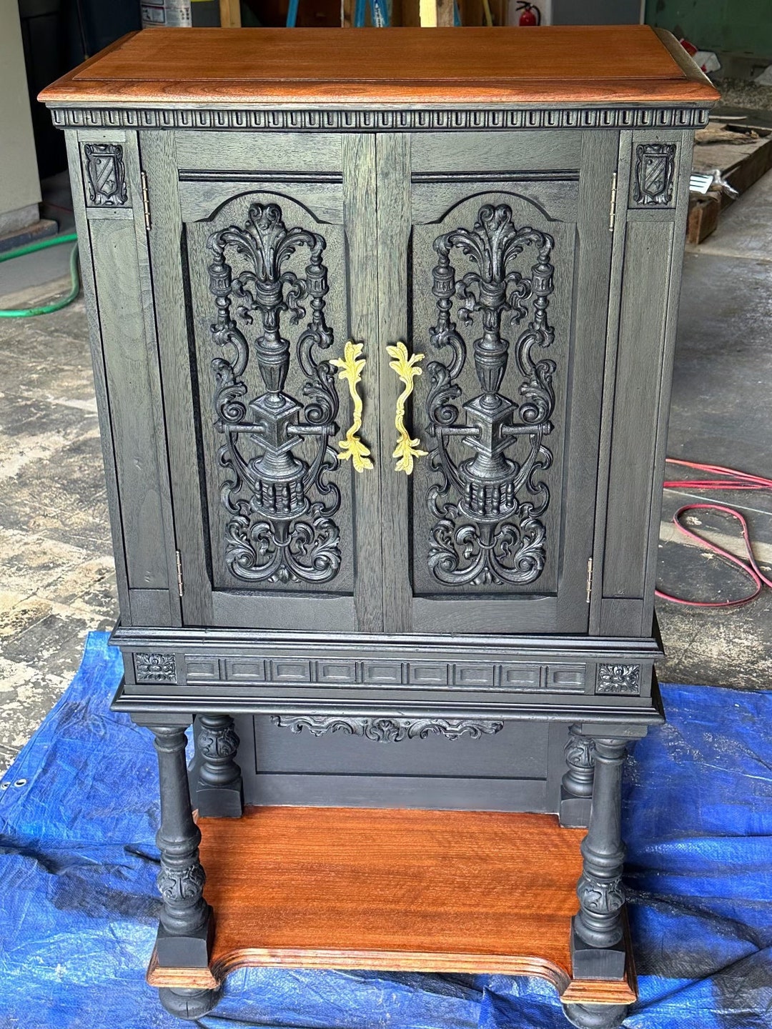 Retro-custom 1929 (sparton Equasonne) Radio Cabinet/hutch
