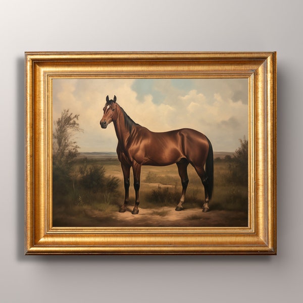 Antique Horse Art Etsy
