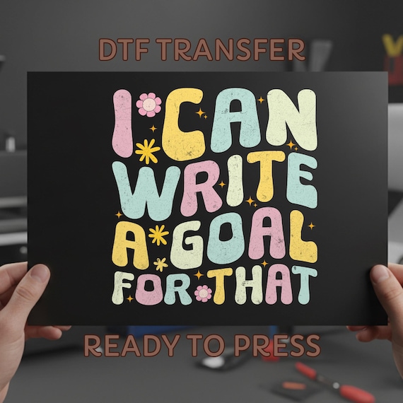 SPED Teacher DTF Transfer: Retro Special Education Humor Tee Ready to Press