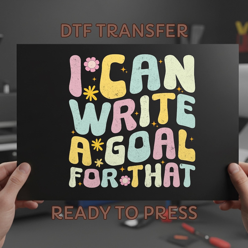 SPED Teacher DTF Transfer: Retro Special Education Humor Tee Ready to Press afbeelding 1