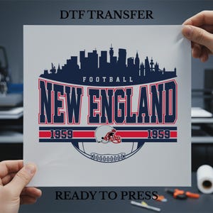 New England Patriots HTV Heat Transfer Vinyl – Iron-On For DIY Football Gear