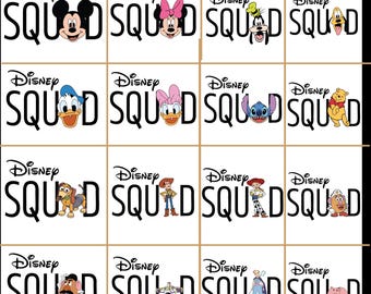 Disney Squad DTF Transfer, 2026 Family Disneyland Trip, Matching Ready To Press