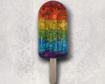 Rainbow Picky Pop Fidget Toy: Anxiety & Stress Relief Skin Picking Pad