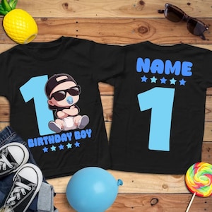 Custom Boss Baby, Name & Age Birthday Shirts, The Boss Baby, Baby Boy, Baby Girl, Custom Boy birthday shirt, Custom Girl birthday shirt