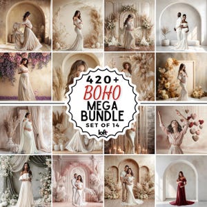 Fine Art Textures Digital Backgrounds, Photography Backdrops, Elegant Wall Overlays, Maternity & Boho Backdrops for Studio, Portrait Editing