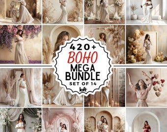 Fine Art Textures Digital Backgrounds, Photography Backdrops, Elegant Wall Overlays, Maternity & Boho Backdrops for Studio, Portrait Editing