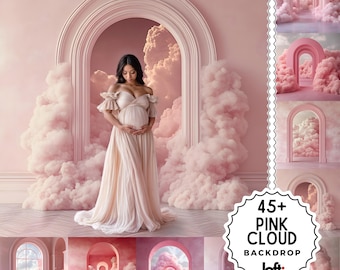 Texturas digitales elegantes y sofisticadas de color rosa nublado para bellas artes, fondo para maternidad, fondos para fotografía digital, fondos digitales para estudio.