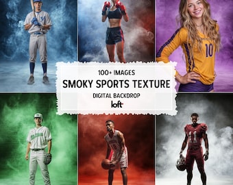 100+ Dynamic Sports Backgrounds and Digital Overlays for Volleyball, Baseball, Basketball, Football, and Softball Photography Backdrops