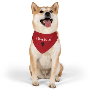 Albania Pet Bandana Collar
