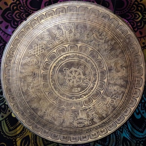 50-100 cm Dharma Wheel Gong-Tibetan Singing Meditation Gongs - Gong From Nepal. Bath Sessions Gongs